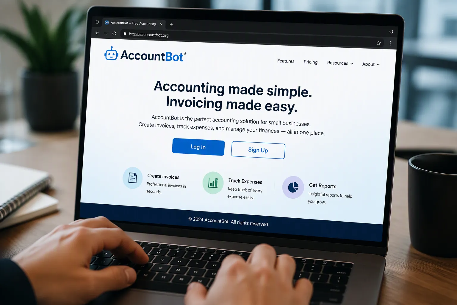 The Official AccountBot Website in 2026