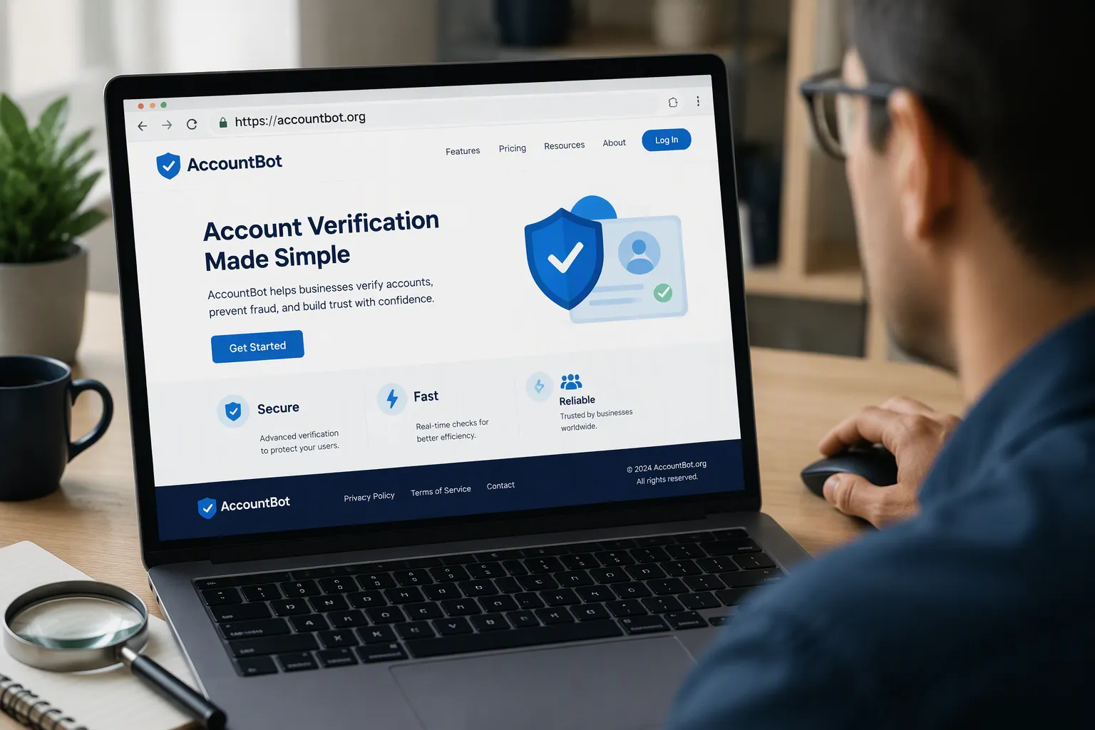 How to Verify the Real AccountBot Site